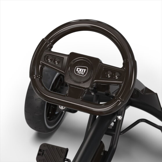 EXIT Foxy go-kart per bambini nero | go-kart a pedali da 2 anni