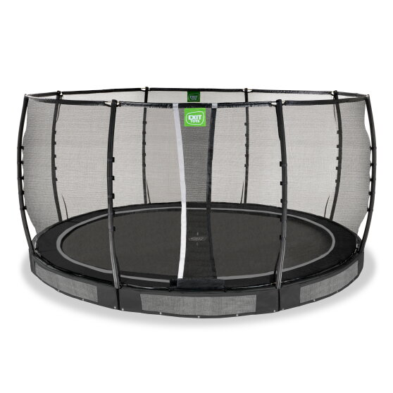 EXIT Allure Premium ground trampoline ø427cm - black