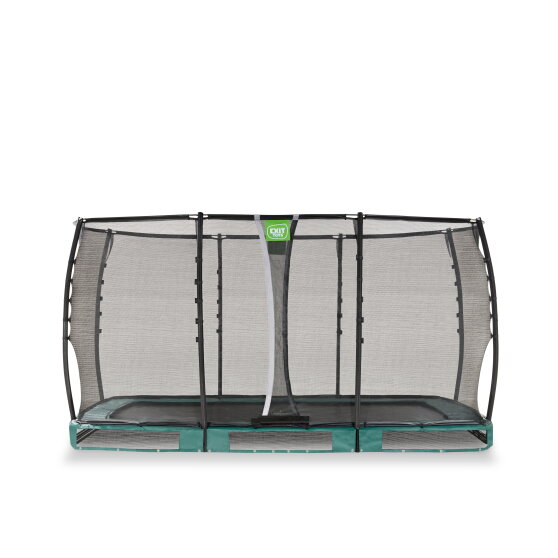 Trampolino elastico interrato EXIT Allure Premium 214x366cm - verde