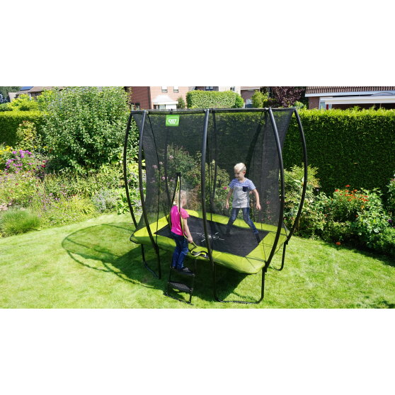 Trampolino elastico EXIT Silhouette 153x214cm - verde