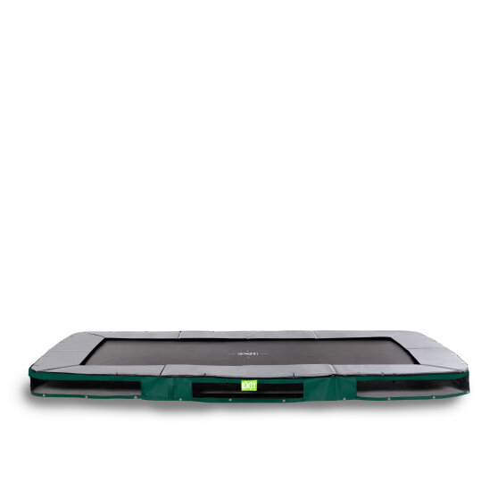 Trampolino elastico interrato sportivo EXIT Elegant Premium 244x427cm - verde