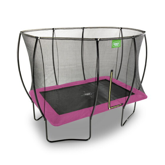 Trampolino elastico EXIT Silhouette 244x366cm - rosa