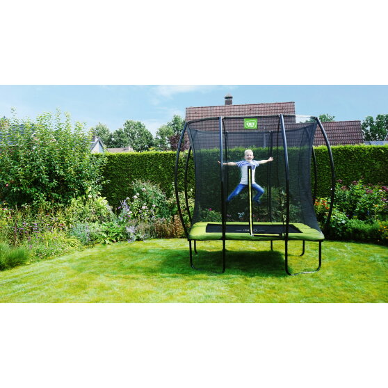 Trampolino elastico EXIT Silhouette 153x214cm - verde