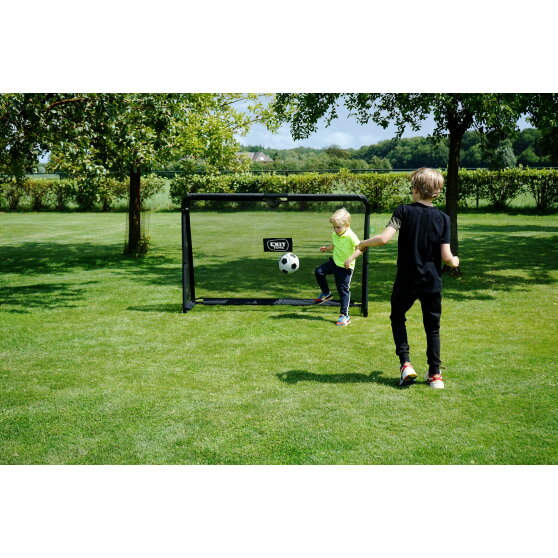 Porta da calcio in acciaio EXIT Maestro 180x120cm - nera