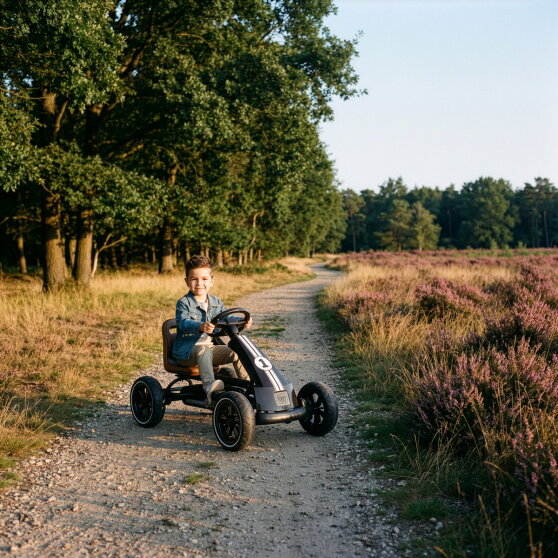 EXIT Foxy go-kart per bambini nero | go-kart a pedali da 2 anni