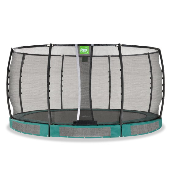 Trampolino elastico interrato EXIT Allure Premium &oslash;427cm - verde