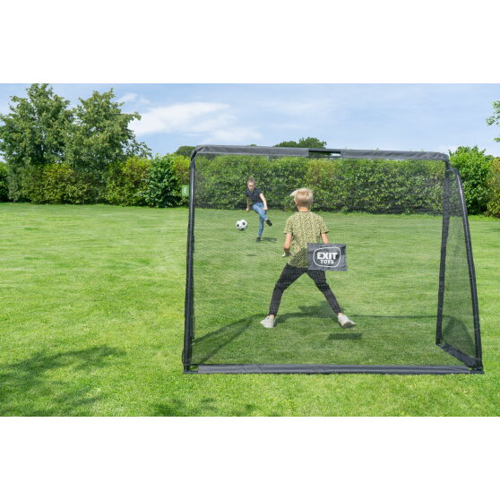 Porta da calcio in acciaio EXIT Coppa 220x170cm - nera