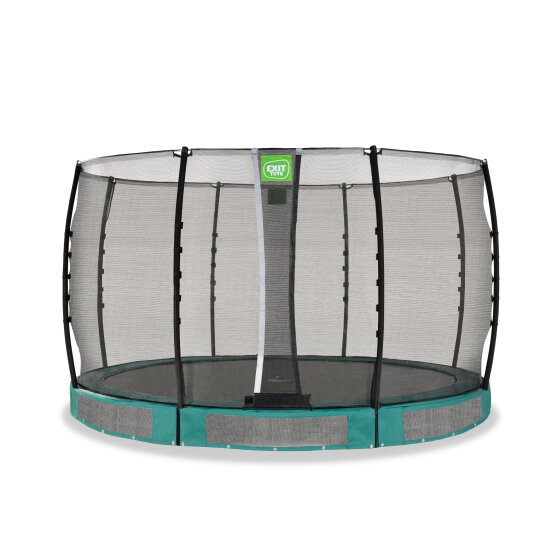 Trampolino elastico interrato EXIT Allure Classic &oslash;366cm - verde