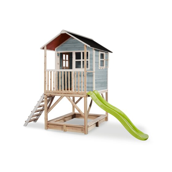 EXIT Loft 500 wooden playhouse - blue