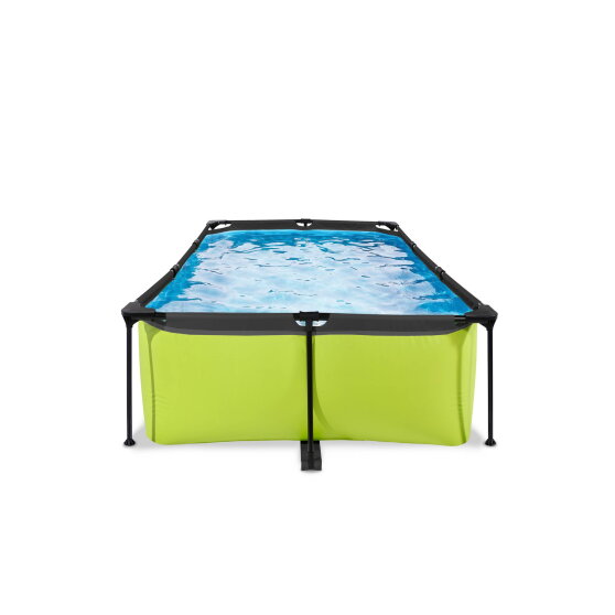 Piscina EXIT Lime 220x150x65cm con pompa filtro - verde