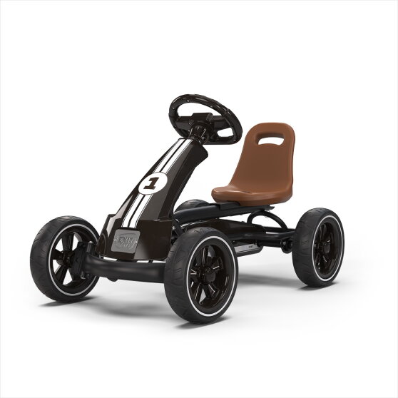 EXIT Foxy go-kart per bambini nero | go-kart a pedali da 2 anni