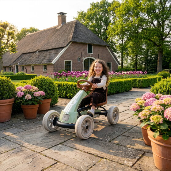 EXIT Foxy go-kart per bambini verde | go-kart a pedali da 2 anni