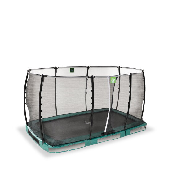 Trampolino elastico interrato EXIT Allure Classic 214x366cm - verde