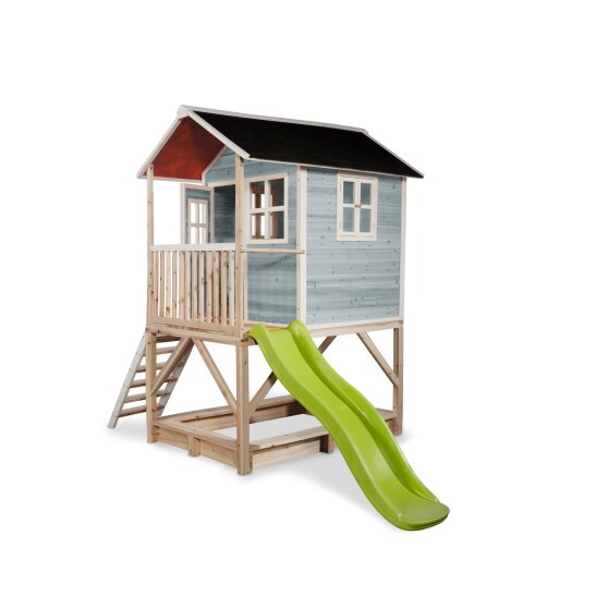 EXIT Loft 500 wooden playhouse - blue