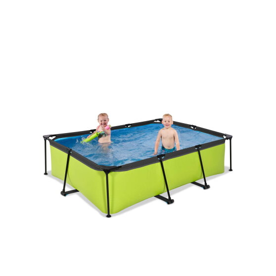 Piscina EXIT Lime 220x150x65cm con pompa filtro - verde