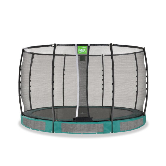 Trampolino elastico interrato EXIT Allure Premium &oslash;366cm - verde
