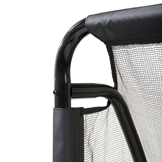 Porta da calcio in acciaio EXIT Coppa 220x170cm - nera