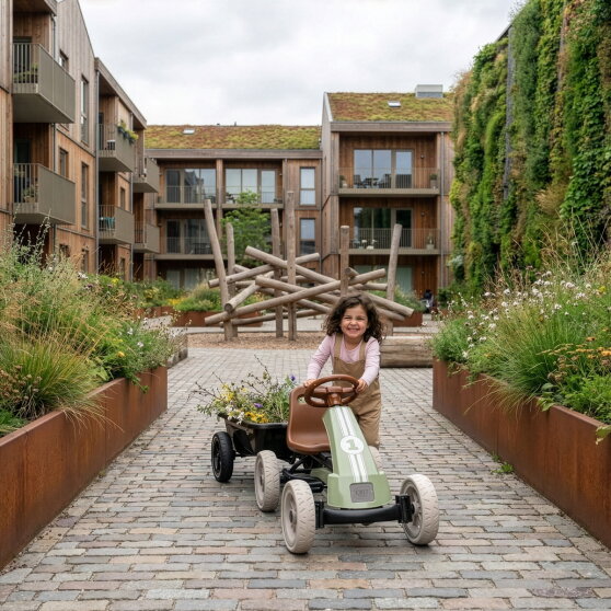 Rimorchio EXIT Foxy kart &ndash; nero