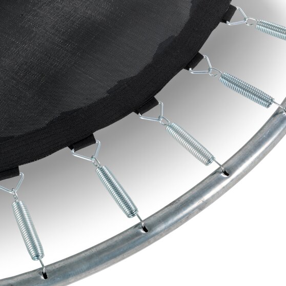 EXIT Silhouette ground trampoline ø305cm with safety net - pink