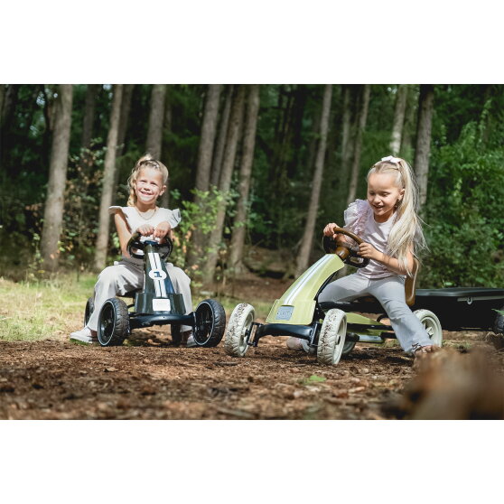 EXIT Foxy go-kart per bambini nero | go-kart a pedali da 2 anni