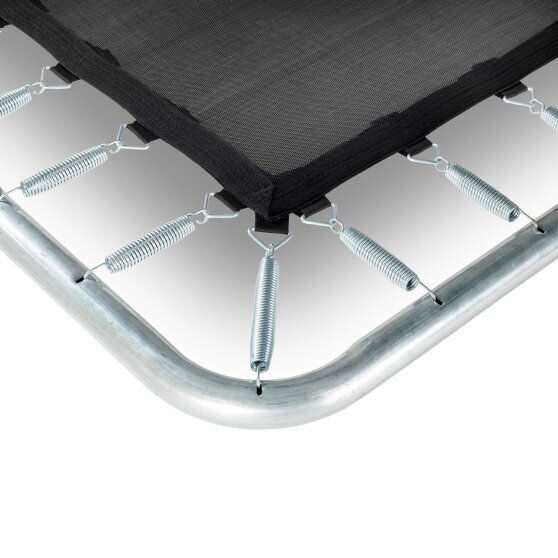 Trampolino elastico interrato sportivo EXIT Silhouette 153x214cm - nero