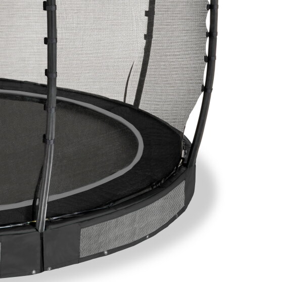 EXIT Allure Premium ground trampoline ø366cm - black