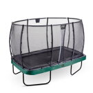 Trampolino elastico EXIT Elegant Premium set completo 214x366cm - verde