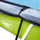Piscina EXIT Lime 300x200x65cm con pompa filtro e copertura - verde