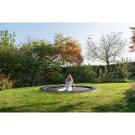 Trampolino elastico sportivo a livello del suolo EXIT InTerra &oslash;366cm - nero