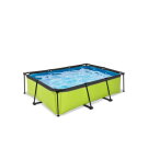 Piscina EXIT Lime 220x150x65cm con pompa filtro - verde