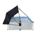 Piscina EXIT Soft Grey 300x200x65cm con pompa filtro e pensilina - grigio