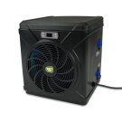 EXIT Black Leather pool ø360x122cm with sand filter pump and dome and heat pump - black