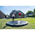 Trampolino elastico interrato sportivo EXIT Silhouette ø305cm - nero