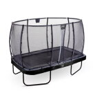 Trampolino elastico EXIT Elegant Premium set completo 244x427cm - nero