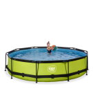 Piscina EXIT Lime &oslash;360x76cm con pompa filtro - verde
