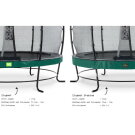Trampolino elastico EXIT Elegant Premium set completo ø305cm - verde