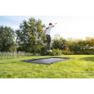 Trampolino elastico sportivo a livello del suolo EXIT InTerra 214x305cm - nero