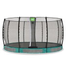 Trampolino elastico interrato EXIT Allure Classic ø427cm - verde