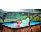 Piscina EXIT Lime 300x200x65cm con pompa filtro e copertura - verde