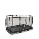 Trampolino elastico interrato EXIT Allure Premium 214x366cm - nero
