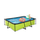 Piscina EXIT Lime 300x200x65cm con pompa filtro - verde