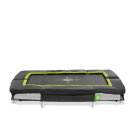 Trampolino elastico interrato sportivo EXIT Silhouette 153x214cm - nero