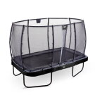 Trampolino elastico EXIT Elegant Premium set completo 214x366cm - nero