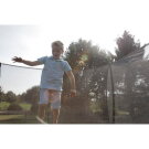 EXIT Silhouette ground trampoline ø305cm with safety net - pink