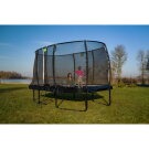 Trampolino elastico EXIT Allure Premium 214x366cm - nero
