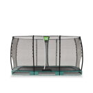 Trampolino elastico interrato EXIT Allure Classic 214x366cm - verde