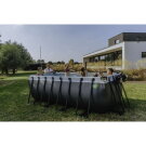 Piscina EXIT Wood 400x200x122cm con pompa filtro - marrone