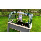 EXIT Aksent planter table L with greenhouse and gardening tools