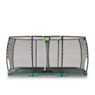Trampolino elastico interrato EXIT Allure Premium 44x427cm - verde