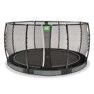EXIT Allure Premium ground trampoline ø427cm - black